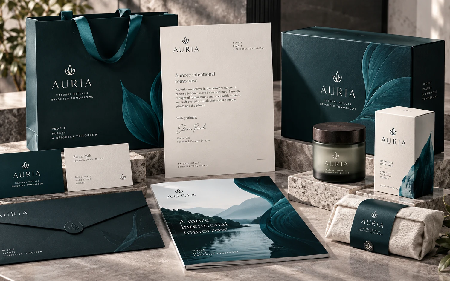 Auria Marka Kimliği — Konsept